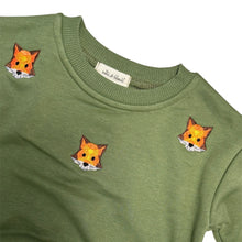 Load image into Gallery viewer, FOX green embroidered tracksuit | milk&amp;black