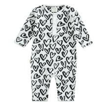 Load image into Gallery viewer, LOVE knitted %100 cotton romper