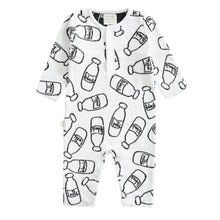 Load image into Gallery viewer, MILKANDBLACK knitted %100 cotton romper