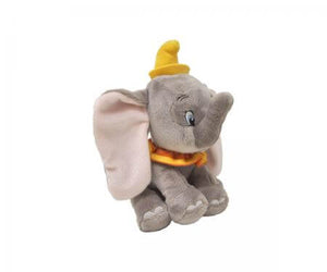 The super cute and cuddly Disney Baby Dumbo Soft Toy is a must for fans of Disney's most famous elephant.  The fun and lovable Dumbo Soft Toy is perfect for nap time, story time and snuggle time and also makes the perfect companion for little ones to recreate their favourite Dumbo adventures with! This adorable soft toy with his distinctively large ears, and unmistakable yellow and orange circus ruffle and hat makes the perfect playtime companion.