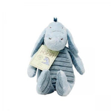 Load image into Gallery viewer, The lovable Eeyore 20cm soft toy makes the perfect first companion for baby. Based on the character featured in A.A Milne&#39;s heart-warming Tales from the Hundred Acre Wood storybooks this classically-styled cuddly toy is made from the highest quality, textured plush fabric with beautifully embroidered features.  The adorable Eeyore soft toy is perfect for baby to snuggle up with and makes a great newborn gift.