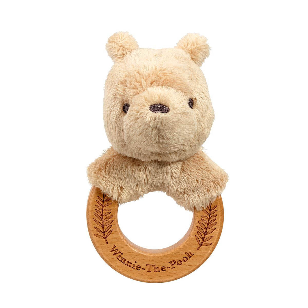 Disney Classic Pooh Always and Forever wooden ring rattle