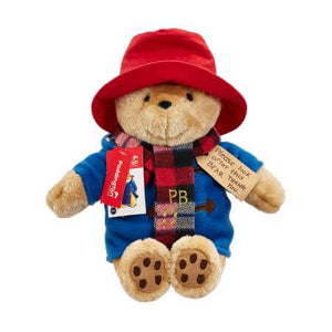 The Large Cuddly Paddington with Scarf has been inspired by the beautiful Peggy Fortnum illustrations.  These artworks are synonymous with the original Paddington books that portray Paddington in his lined duffel coat and his battered old bush hat. This stunning, premium quality, nostalgic Paddington Bear been created specially to commemorate the momentous 60th occasion and features the distinctive anniversary artwork, along with a beautiful checked scarf. 