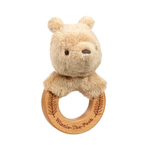 Load image into Gallery viewer, Disney Classic Pooh Always and Forever wooden ring rattle