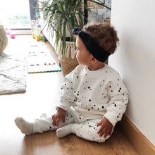 Load image into Gallery viewer, Stylish and modern baby clothing, Unique baby outfits by Milk&amp;Black, 100% cotton baby clothes, Baby tracksuits and jumpsuits, Baby sweatshirts and pajama sets, Trendy baby fashion from Milk&amp;Black, Baby apparel for ages 2 months to 4 years, Comfortable and fashionable babywear, Milk&amp;Black baby clothing collection, High-quality baby clothing made by Milk&amp;Black